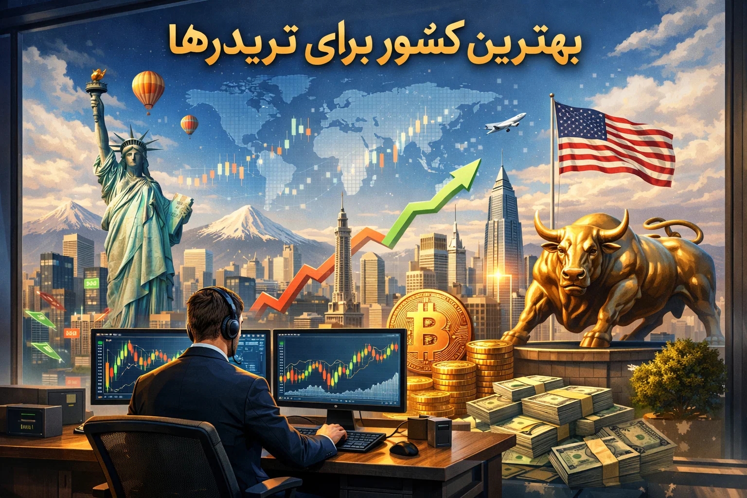بهترین کشور برای تریدر ها
