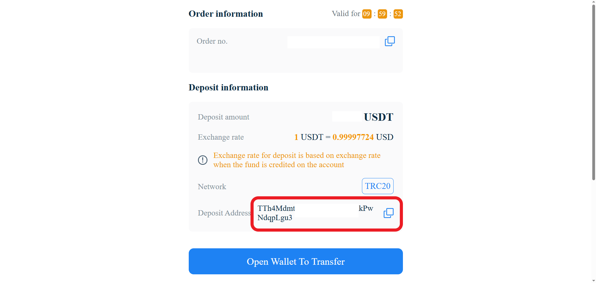 مرحله آخر واریز در Neex