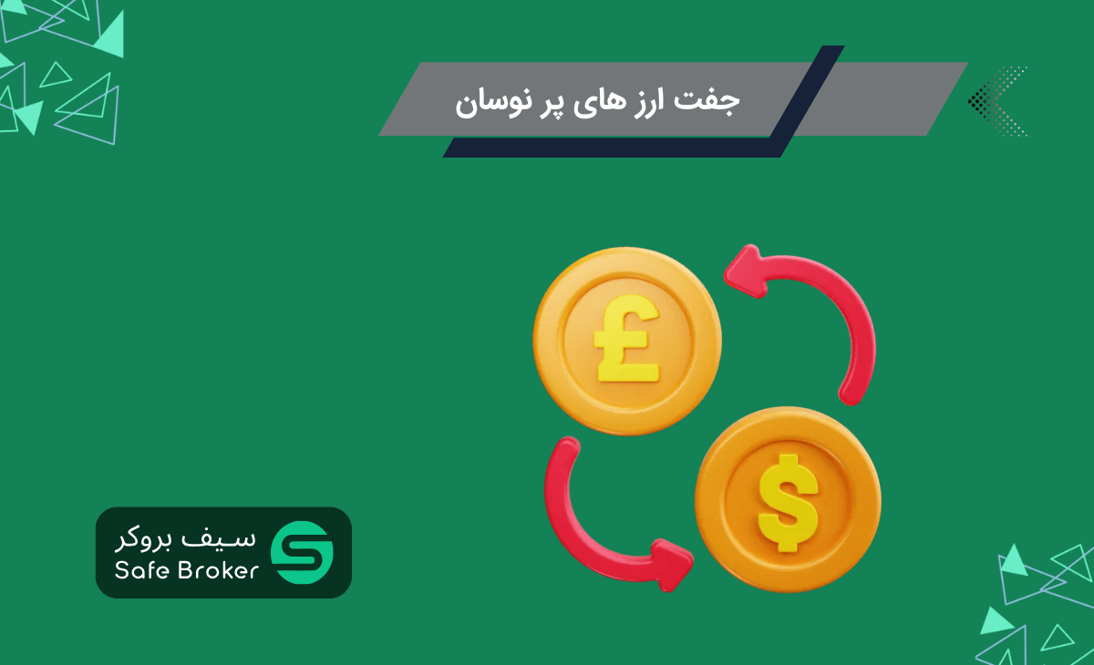 جفت ارز های پر نوسان + جفت ارز با نوسان بالا