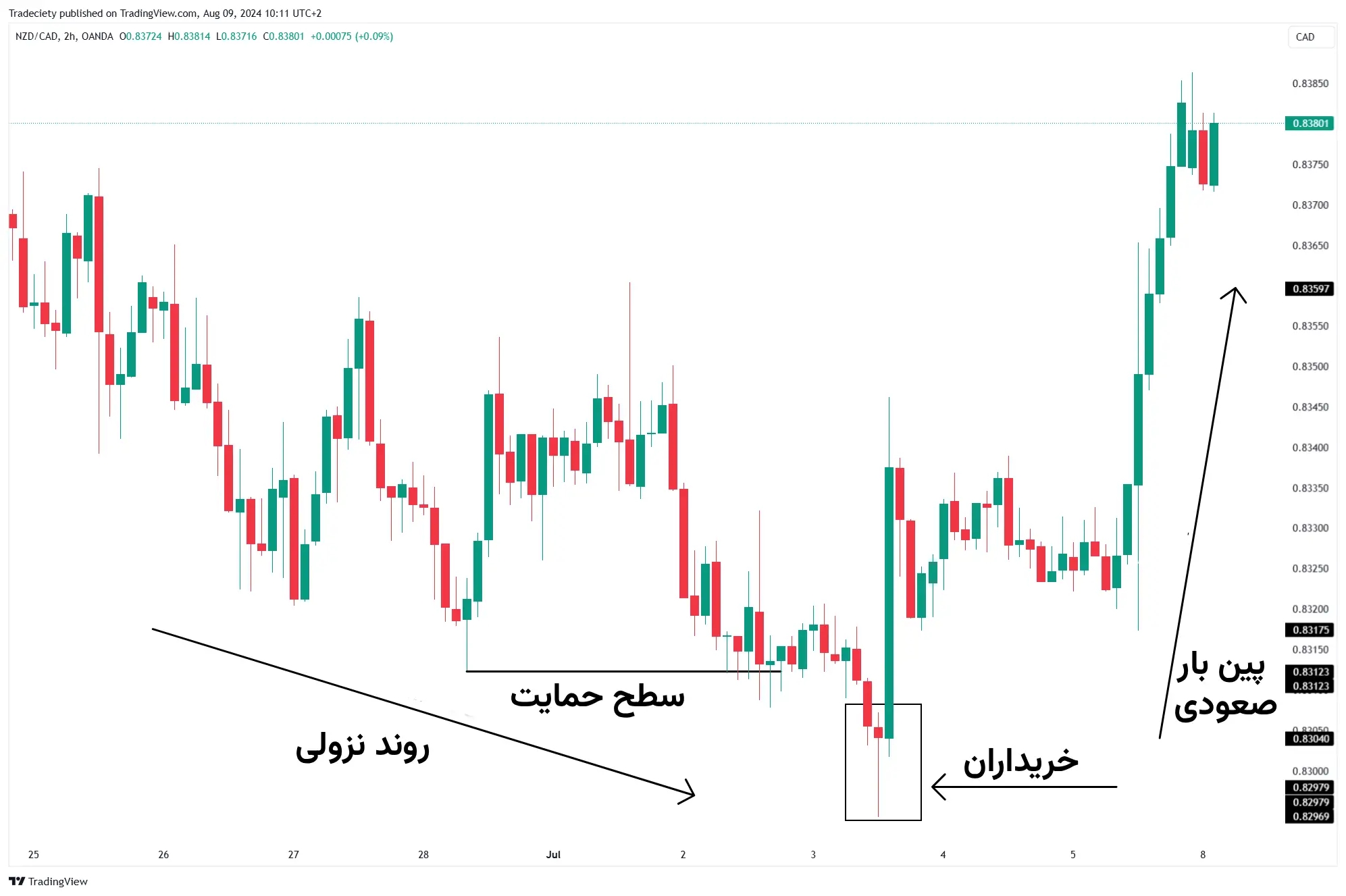 کندل پین بار در پرایس اکشن