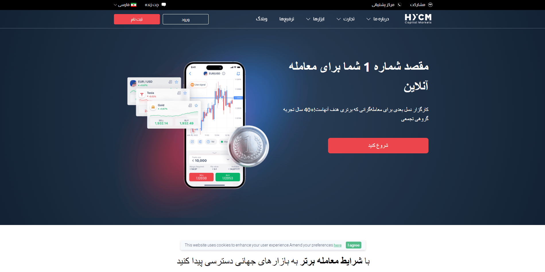 افتتاح حساب در بروکر اچ وای سی ام
