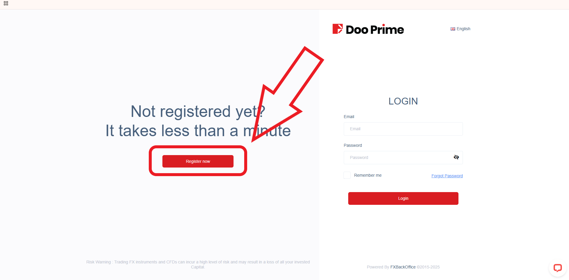مرحله دوم ثبت نام در Doo prime