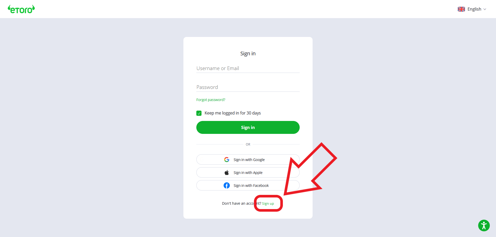 مرحله دوم ثبت نام در Etoro