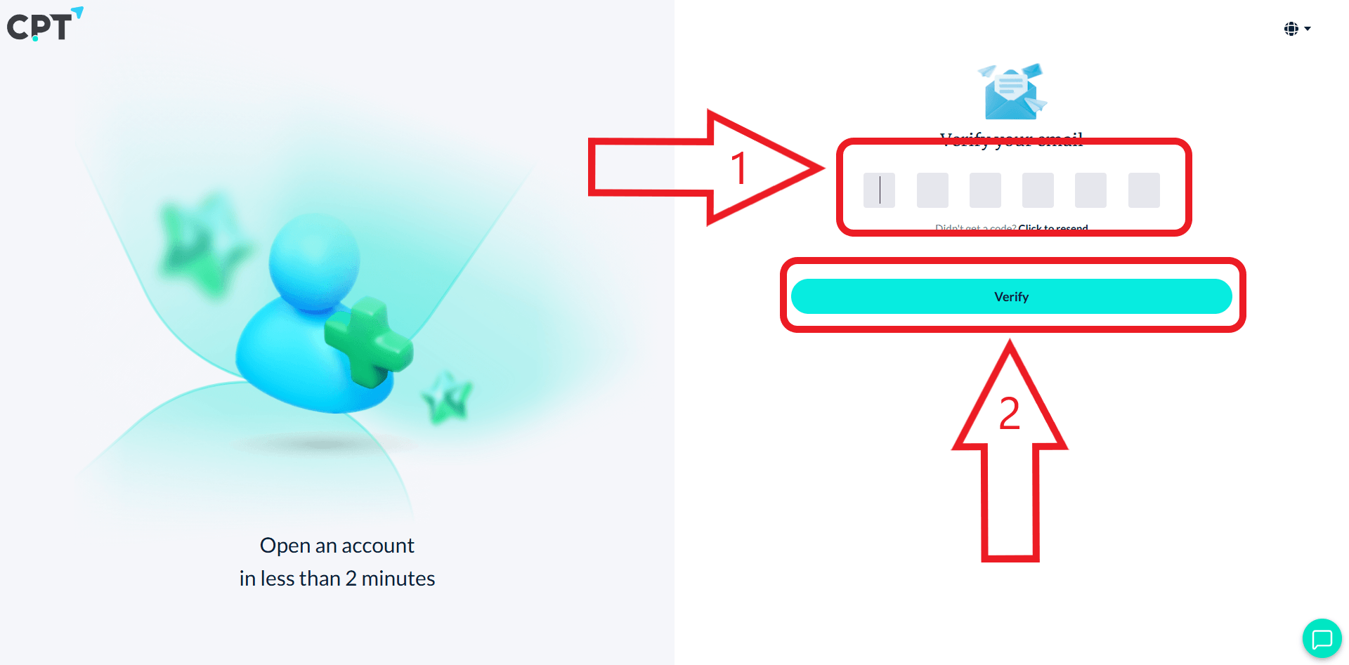 مرحله سوم ثبت نام در بروکر سی پی تی