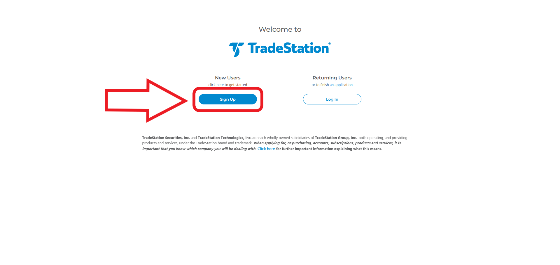 مرحله دوم ثبت نام در بروکر TradeStation