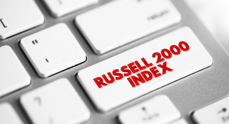 حجم معاملات روزانه صندوق iShares Russell 2000 ETF 