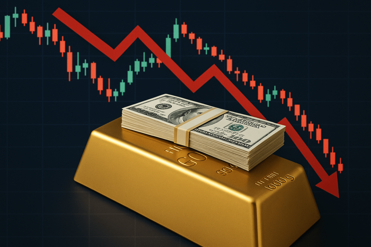 برداشت سود در ۳۷۰۰ دلار؛ آیا طلا به زودی سقوط می‌کند؟