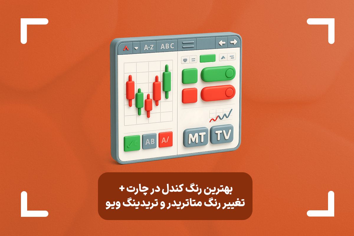 بهترین رنگ کندل برای چارت + تغییر رنگ کندل در متاتریدر و تریدینگ ویو