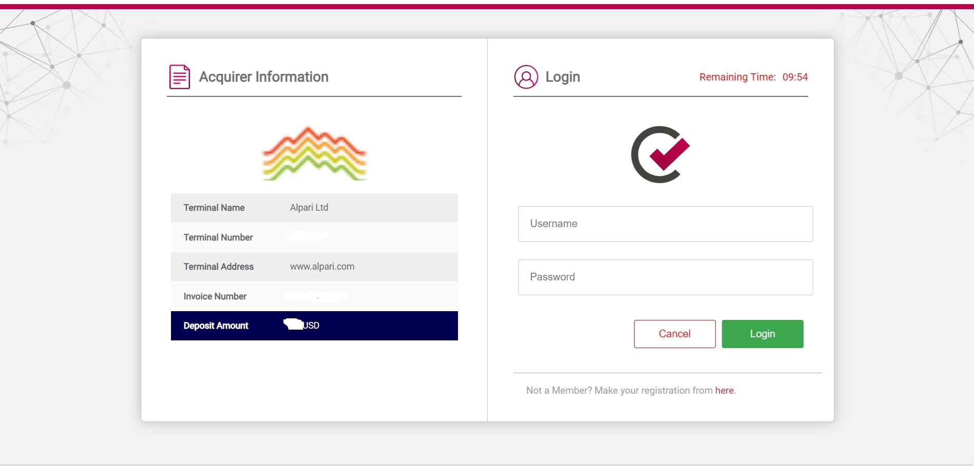تایید تاپ چنج برای شارژ حساب آلپاری