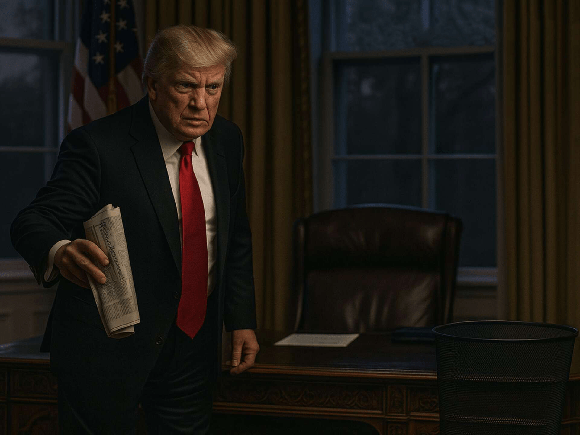 قانون جدید سنای آمریکا ممکن است دامن ترامپ را هم بگیرد